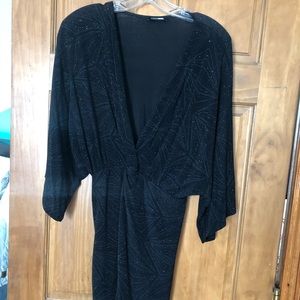 Fashion Nova black sequins formal dress